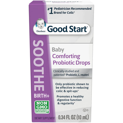 Gerber Good Start Soothe Comforting Probiotic Drops Dietary Supplement 0.34 fl. oz. Bottle