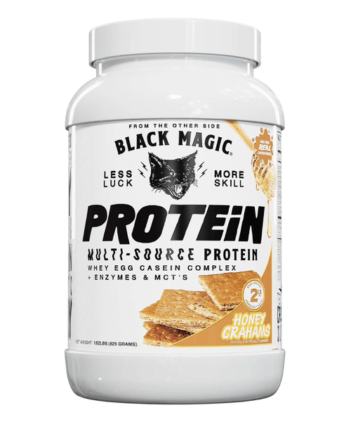 Black Magic - Handcrafted Multi-source Protein Honey Grahams - 25 Servings