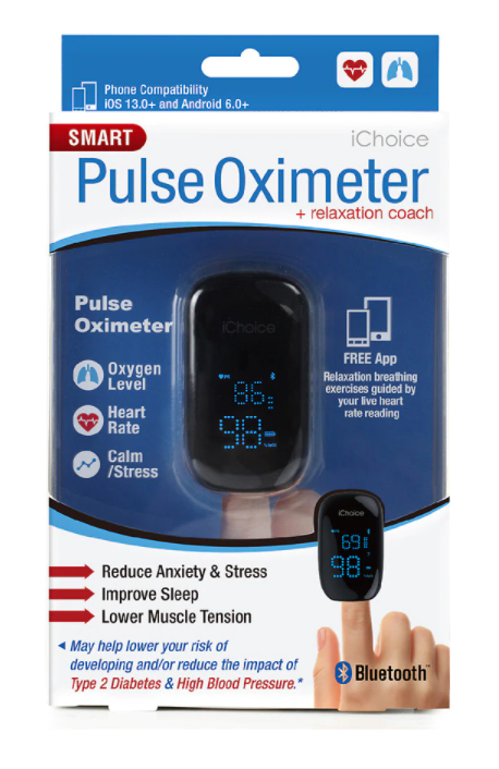 iChoice Pulse Oximeter + Relaxation Coach