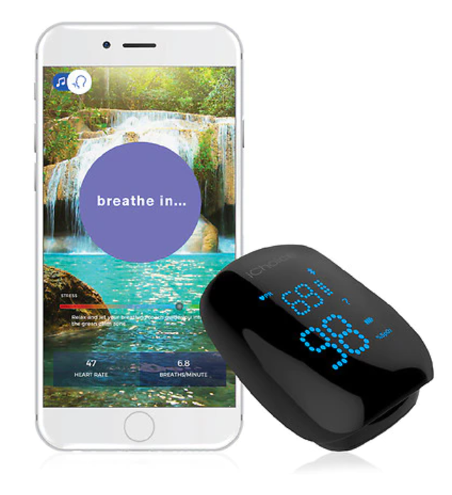 iChoice Pulse Oximeter + Relaxation Coach