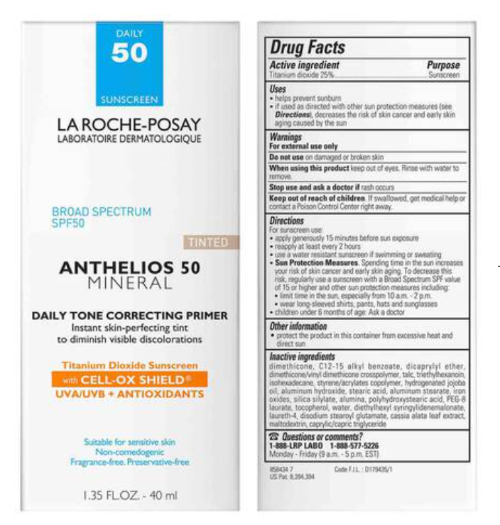 LA ROCHE-POSAY Anthelios 50 Mineral Daily Correction Primer SPF 50, 1.35 fl. oz