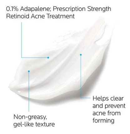LA ROCHE-POSAY Effaclar Adapaline Gel 0.1% Acne Treatment, 1.6 fl. oz