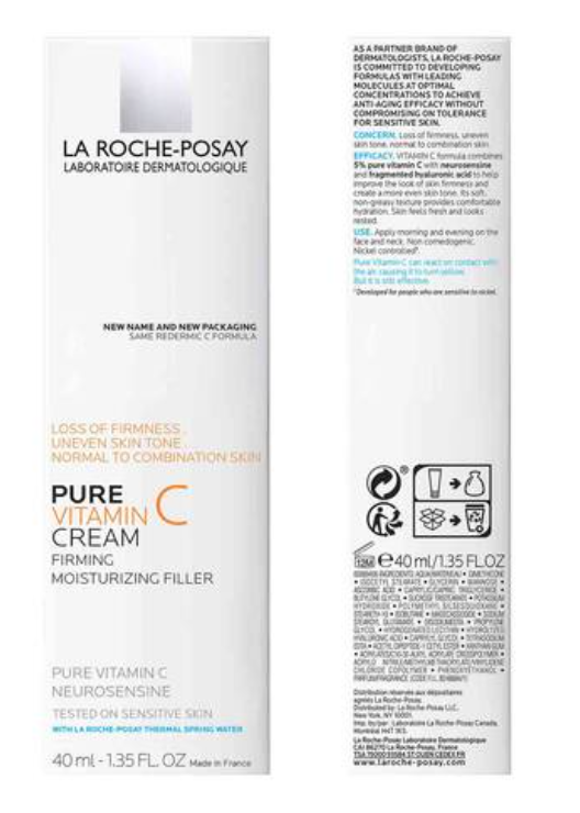 LA ROCHE-POSAY Pure Vitamin C Cream, 40ml