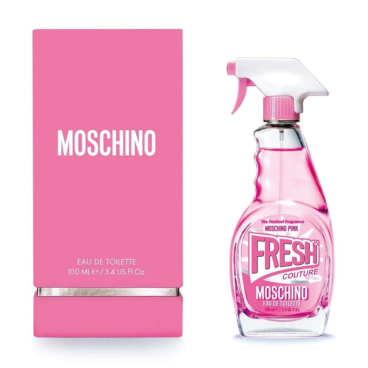 Moschino Pink Fresh Couture Eau de Toilette, Perfume for Women, 3.4 Oz