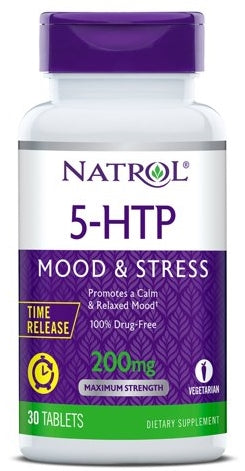 Natrol 5-HTP Mood & Stress 200mg, 30 Tablets