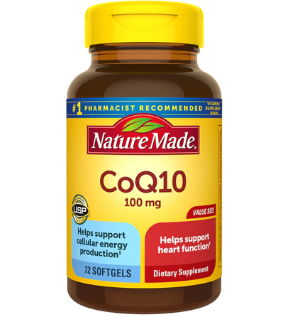 Nature Made CoQ10 100mg 72 Softgels