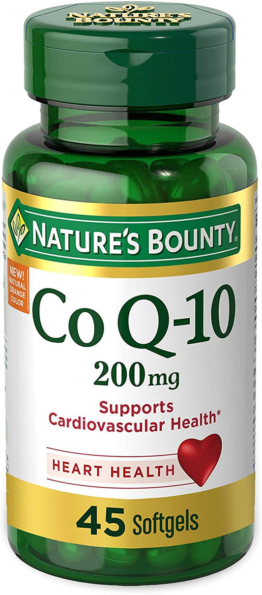 Nature's Bounty Co Q-10 200mg, 45 Softgels