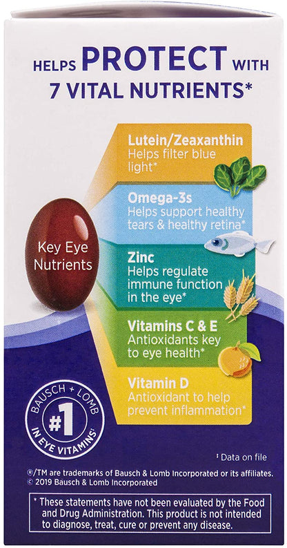Ocuvite Eye Vitamin & Mineral Supplement, 50 Mini Softgels