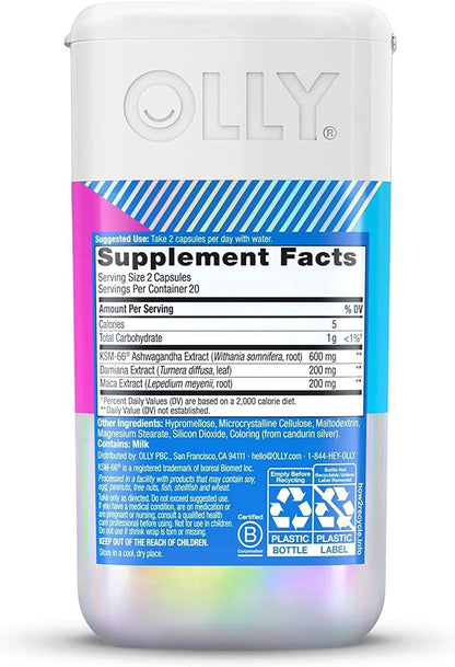 OLLY Lovin' Libido - Supports a Healthy Drive & Sensation, 40 Capsules