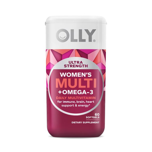 OLLY Ultra Women's Multi + Omega-3 60 Softgels