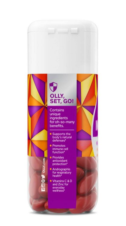 OLLY Ultra Immunity Multi-Benefit Blend 60 Softgels