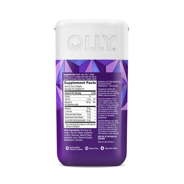 OLLY Ultra Sleep Multi-Benefit Blend 60 Softgels