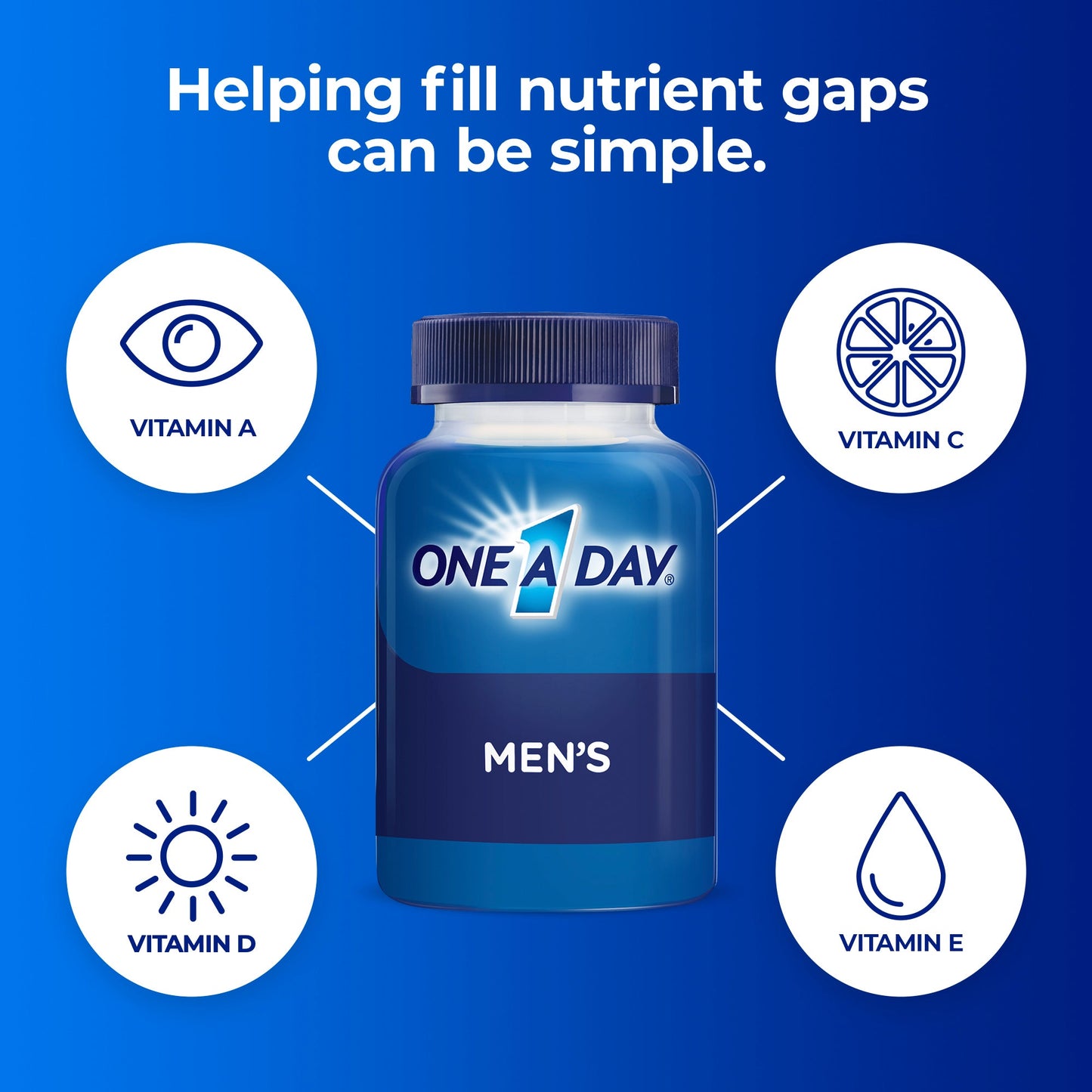 One A Day Men's Multivitamin for Men, 100 Tablets