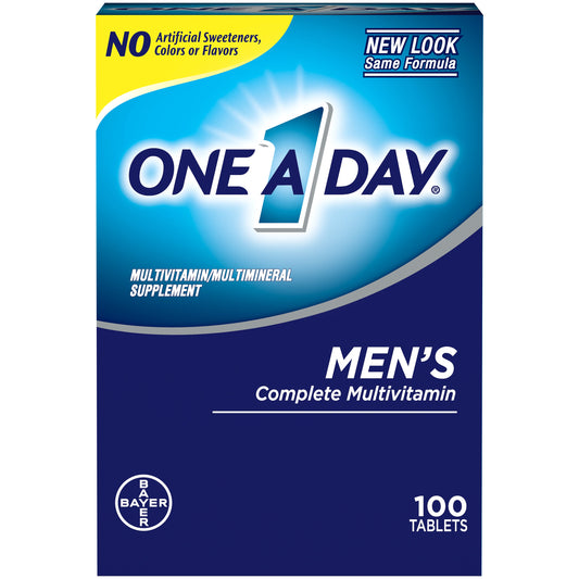 One A Day Men's Multivitamin for Men, 100 Tablets