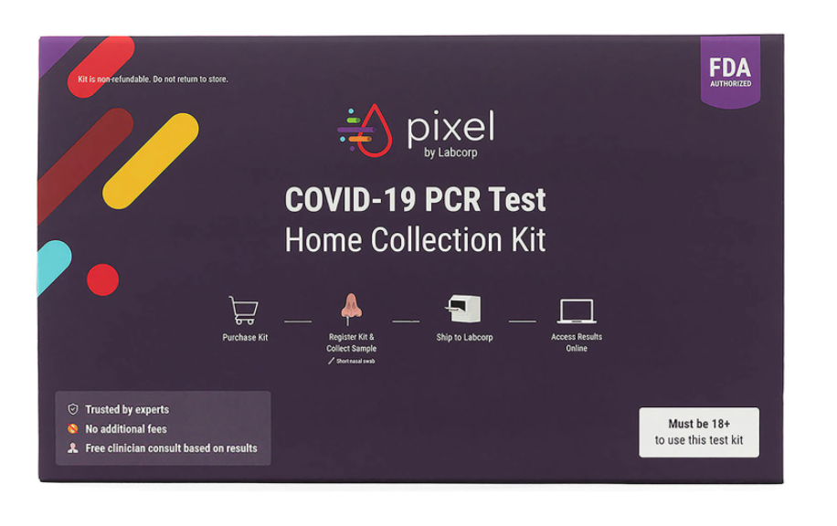 Pixel by Labcorp COVID-19 PCR Test Home Collection Kit