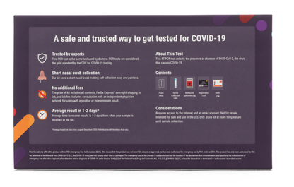 Pixel by Labcorp COVID-19 PCR Test Home Collection Kit