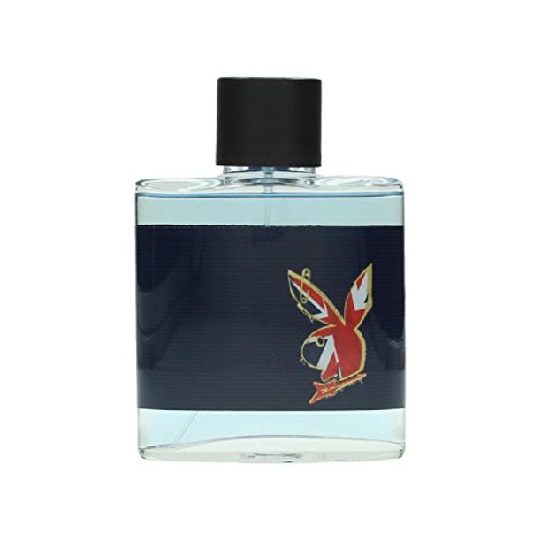 Playboy London Eau De Toilette Spray for Men, 3.4 Oz