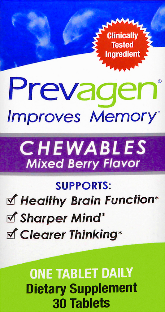 Prevagene Chewables Mixed Berry Flavor, 30 Tablets