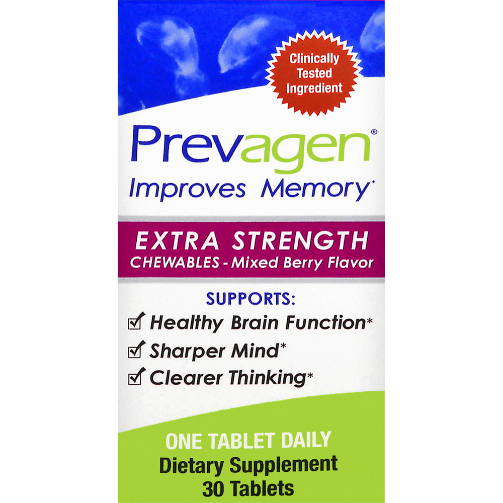Prevagene Extra Strength 20mg, 30 Chewables Mixed Berry