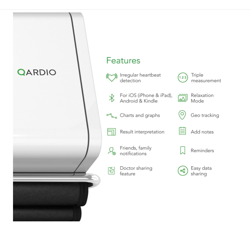 QardioArm - Wireless Blood Pressure Monitor (Heart monitoring made easy)