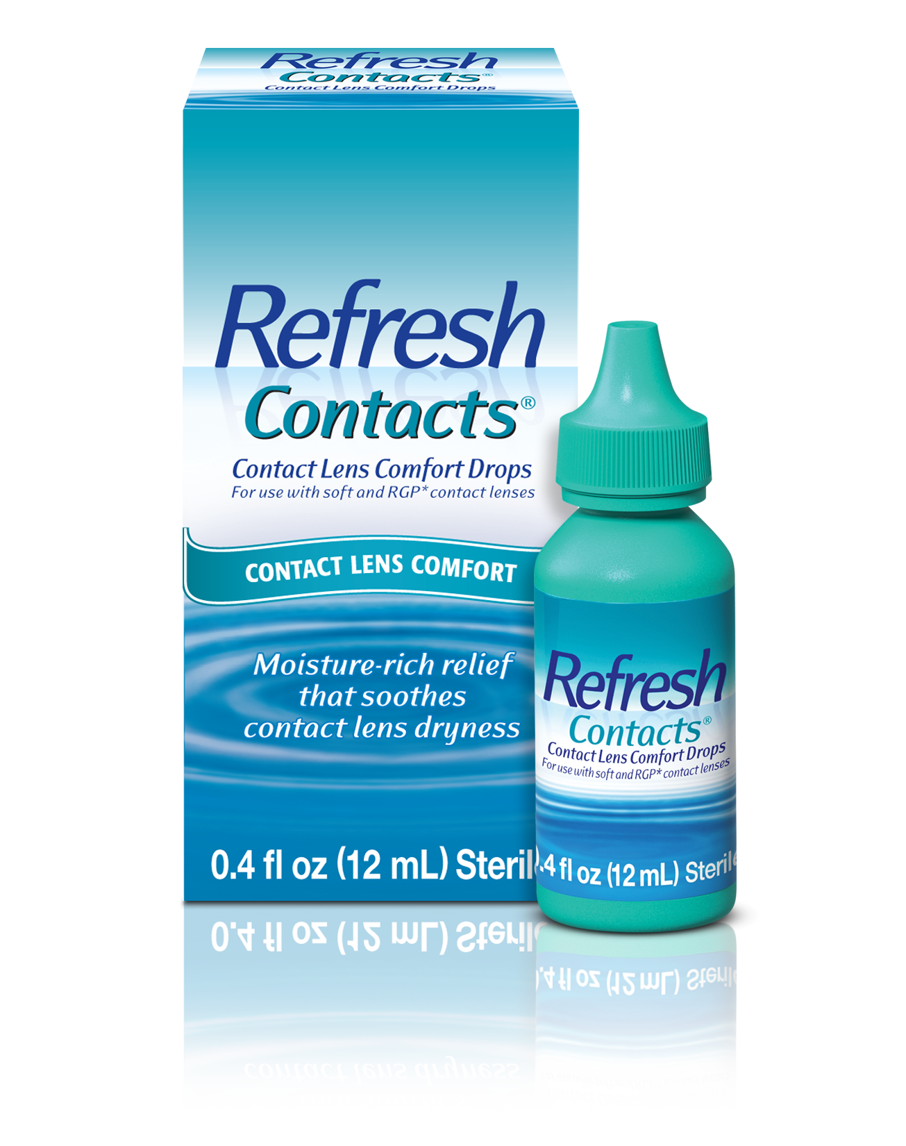 Refresh Contacts Contact Lens Comfort Drops, 0.4 oz