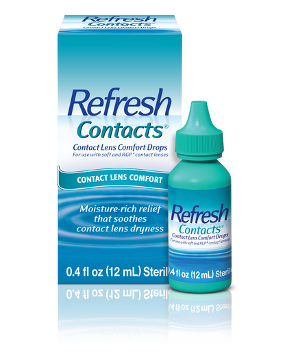 Refresh Contacts Contact Lens Comfort Drops, 0.4 oz