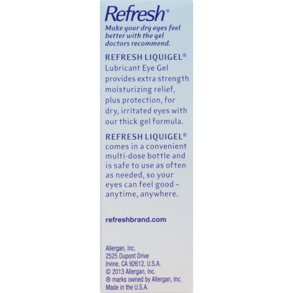 Refresh Liquigel Lubricant Eye Drops For Moderate To Severe Dry Eye - 0.5 Fl Oz(15 Ml)