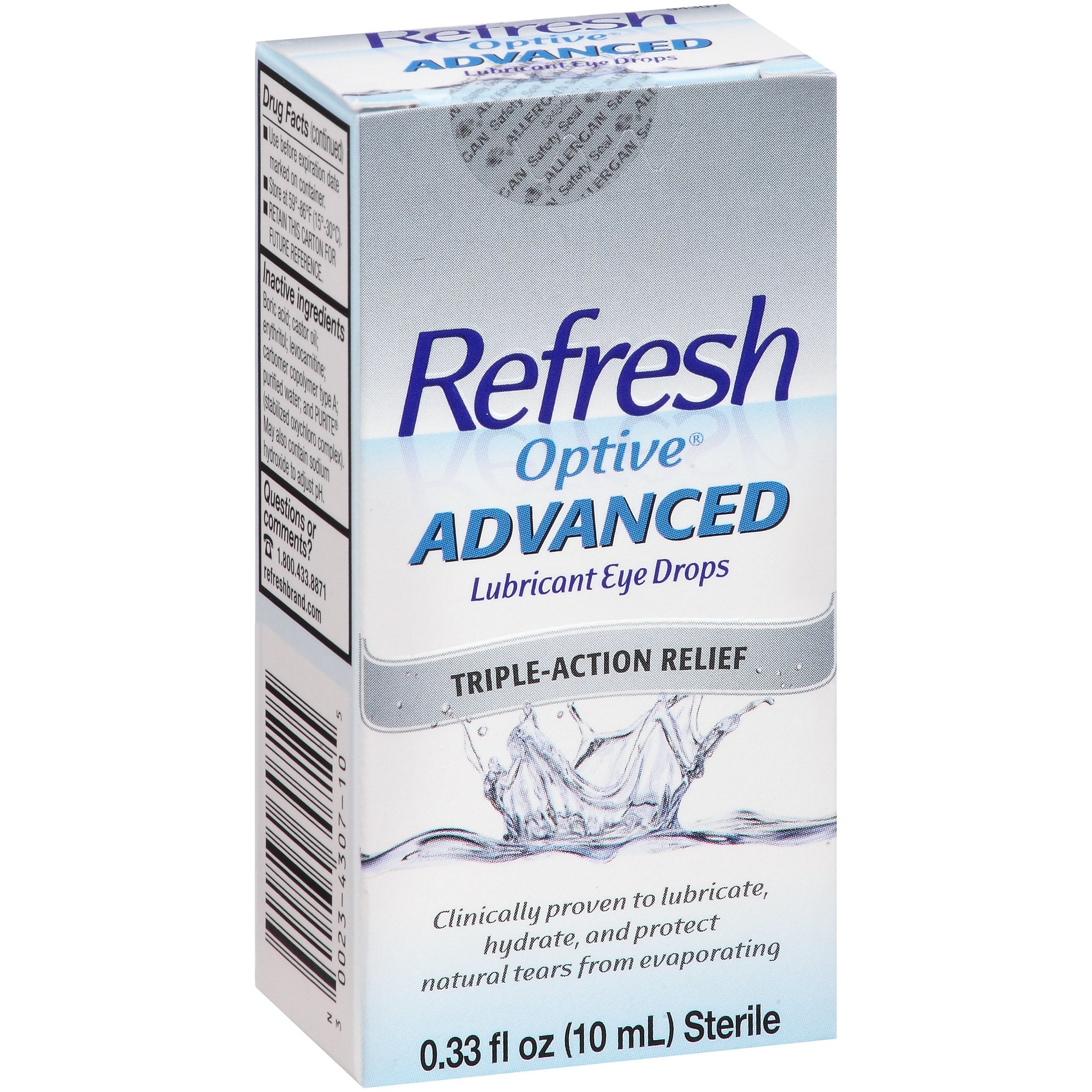 REFRESH Optive Advanced Lubricant Eye Drops 10 ml