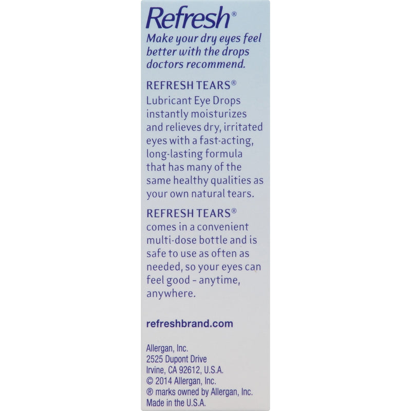 Refresh Tears Lubricant Eye Drops Multi-pack (4 bottles)