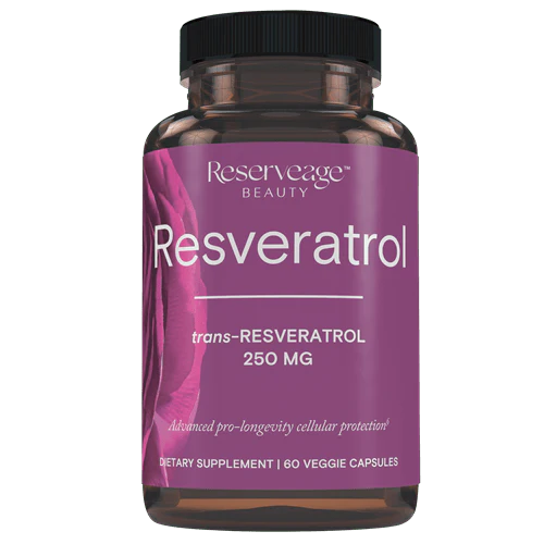 Reserveage Beauty Reservatrol 250mg, 60 Veggie Capsules