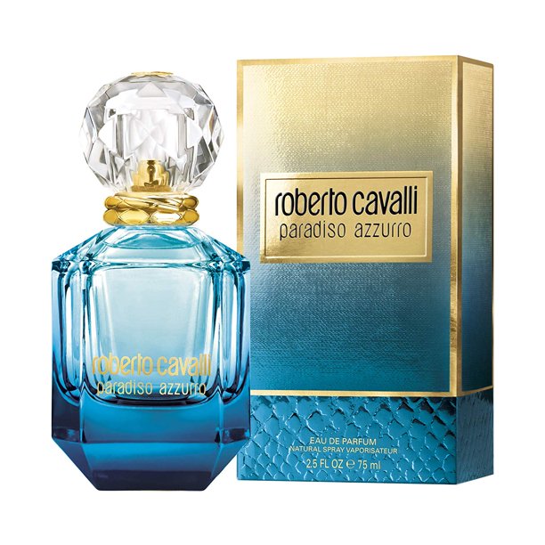 Roberto Cavalli Paradiso Azzurro Eau De Parfum 2.5 Oz.
