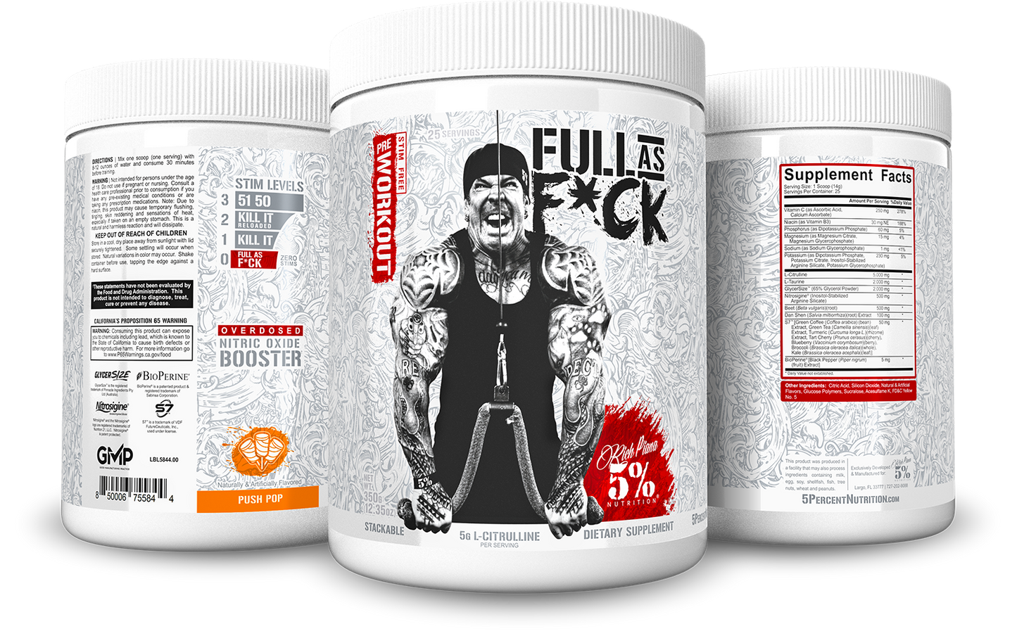 5 Percent Nutrition - Full As F*CK Legendary Series Push Pop - 25 Servings