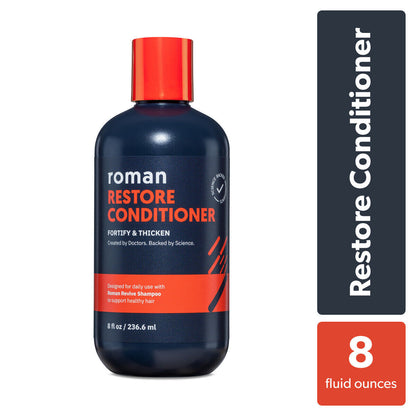 Roman Restore Conditioner for Men, 8oz Bottle