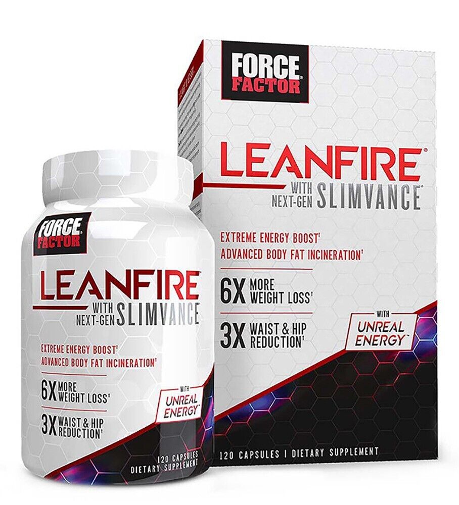 Force Factor Leanfire with Next-Gen Slimvance - 120 capsules