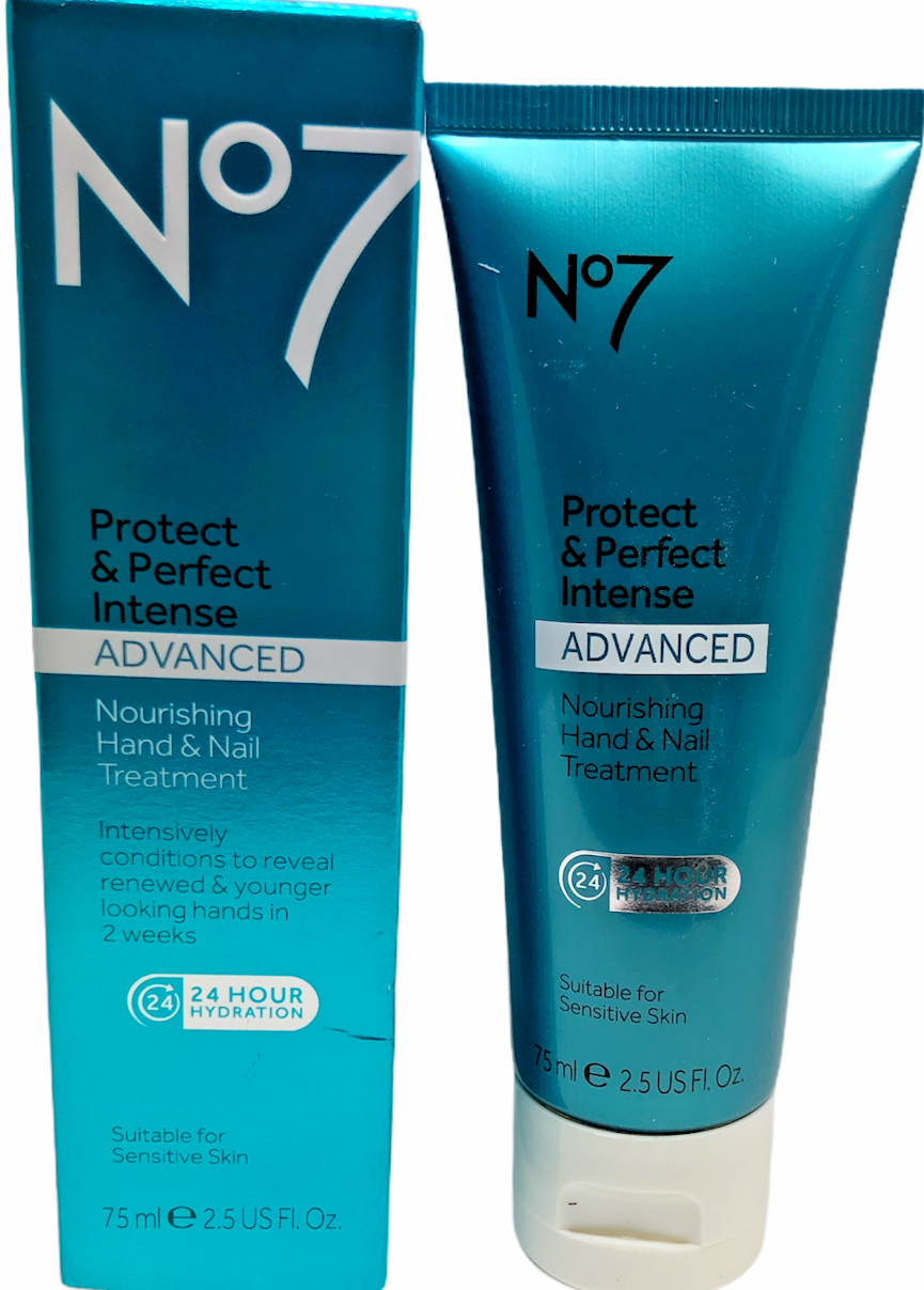 No7 Protect and Perfect Intense Advanced Nourishing Hand and Nail Treatment, 2.5 oz