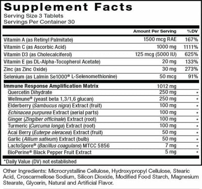 Force Factor Immunity Supplement, 90 Tablets