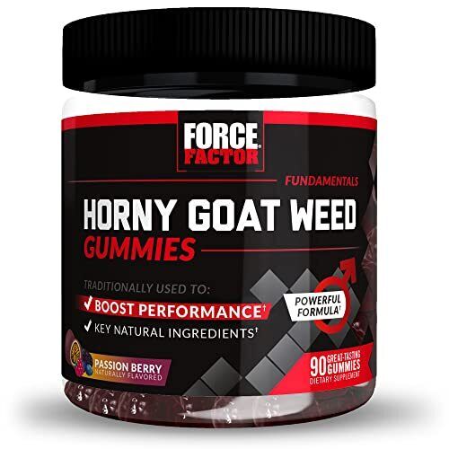 Force Factor Horny Goat Weed, Passion Berry, 90 Gummies