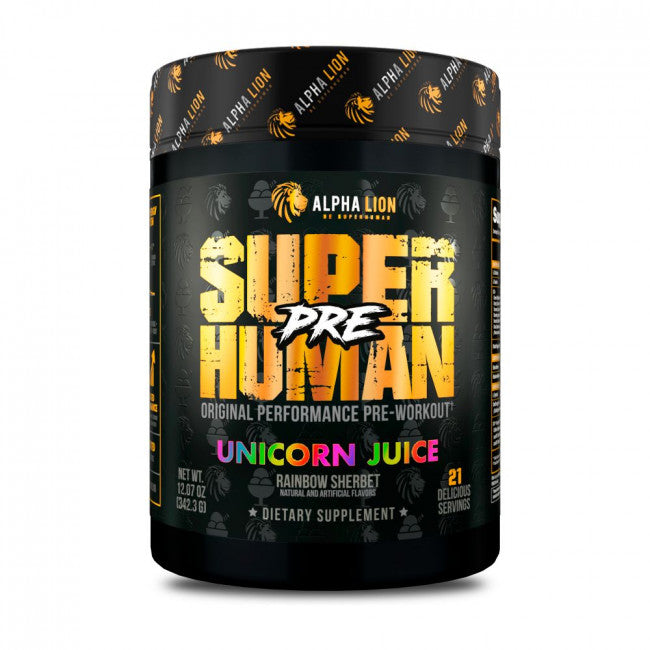 Alpha Lion - Super Human Pre Workout - Unicorn Juice - 21 Servings