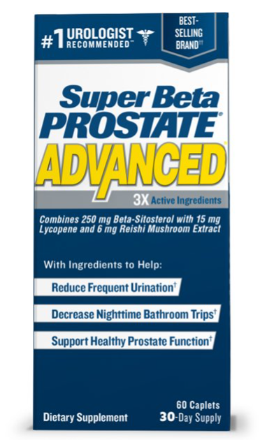 Super Beta Prostate Advanced - Urologist Recommended Prostate Supplement 60 Caplets