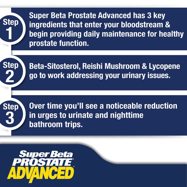 Super Beta Prostate Advanced, 60 Capsules