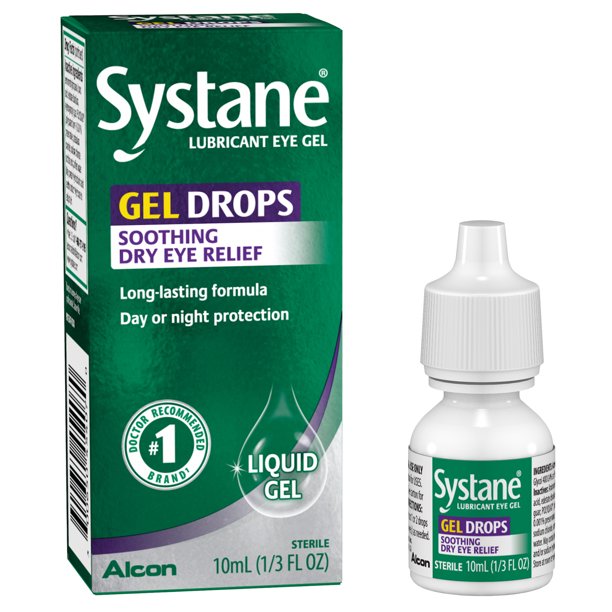 systane lubricant eye gel drops 10 ml, 2 count