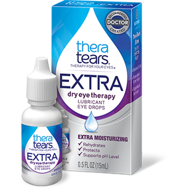 Thera Tears Extra TM Dry Eye Therapy Lubricant Eye Drops - 15ml