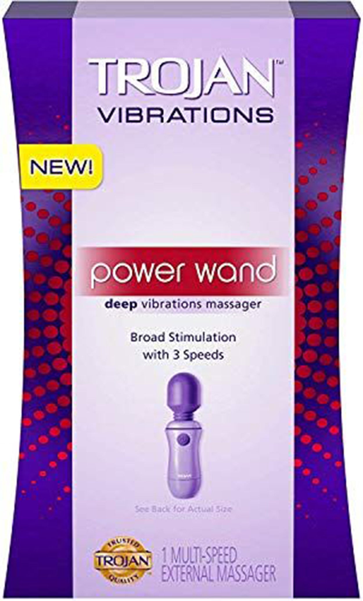 Trojan Power Wand - Deep Vibrations Massager